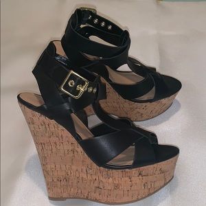 JUST FAB Platform Wedge
